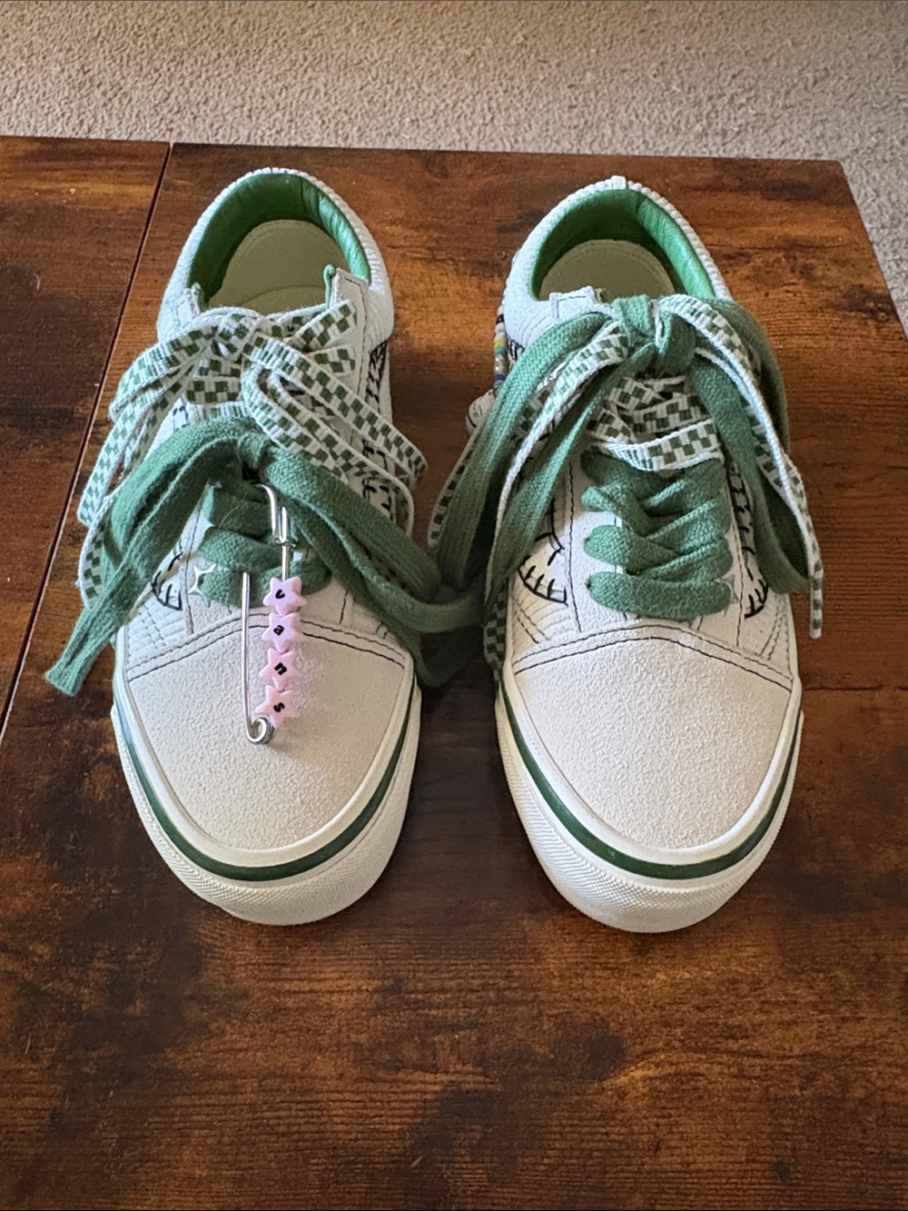 Vans New Future Premium Old Skool Skate Shoe by Cocona Hiraki - Cream